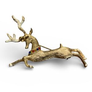 Vintage Hedy Reindeer Brooch